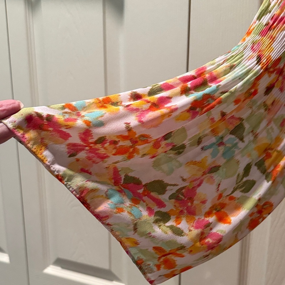 # Emma & Michele 1X Colorful Floral Dress - Picture 7 of 8